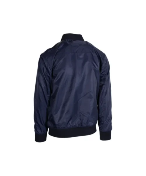 American Flag Unisex Blue Bomber Jacket
