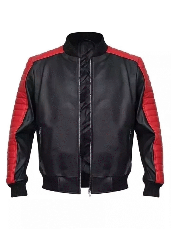 Ryan Gosling Miami Vice Black Real Leather Jacket