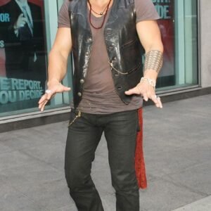 Jason Momoa Aqua Man Brown Leather Vest