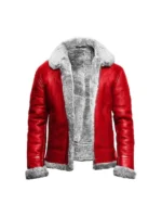 A2 Shearling Aviator Real Leather Jacket