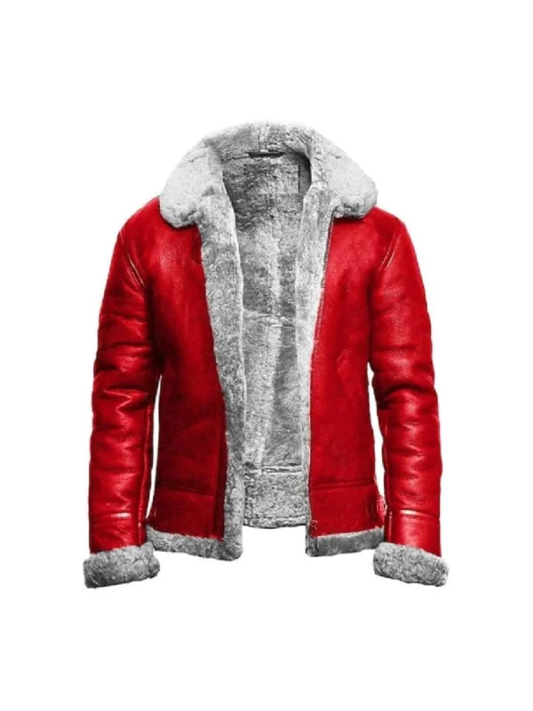 A2 Shearling Aviator Real Leather Jacket