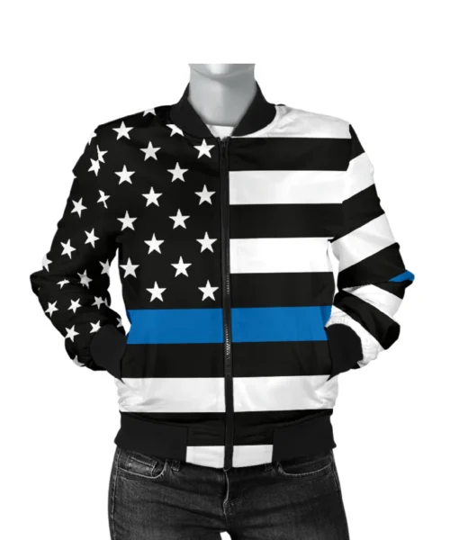 American Flag Stars Unisex Bomber Jacket