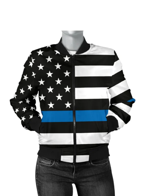 American Flag Stars Unisex Bomber Jacket