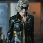 Black Siren TV Series Arrow S08 Black Leather Jacket