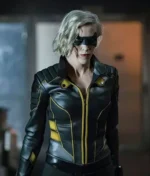 Black Siren TV Series Arrow S08 Black Leather Jacket