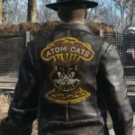 Atom Cats Fallout Gaming leather jacket