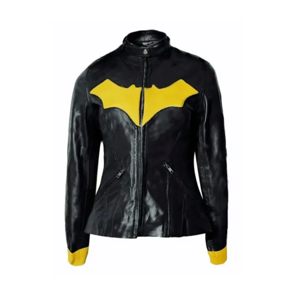 Barbara Gordon Cosplay Black Leather Jacket