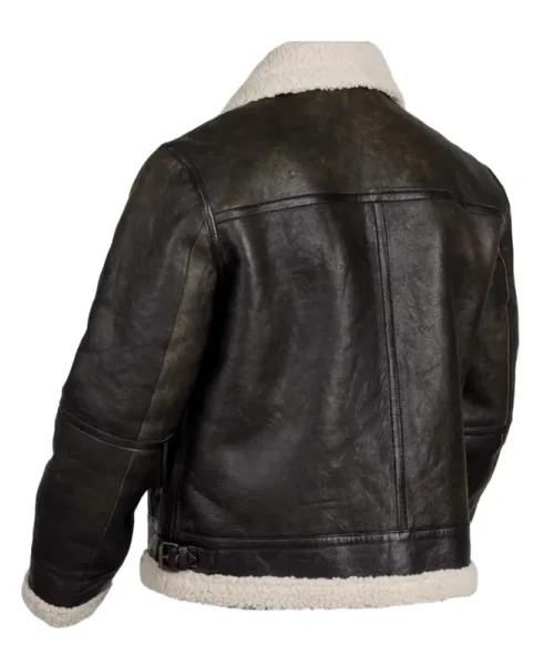 Women Faux Fur Black Shearling Leather Jacket