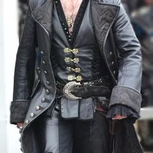 Colin O’Donoghue Tv Series Once Upon A Time Leather Trench Coat