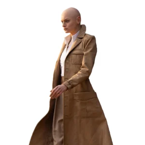 Deadpool And Wolverine Emma Corrin Cotton Trench Coat