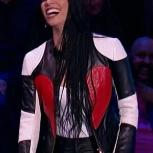 Corinne Fox Beat Shazam Real Leather Jacket