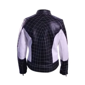 DC Superhero Spiderman Black Real Leather Jacket