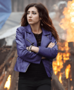 Dana Doctor Who Ash Vs Evil Dead Purple Leather Jacket