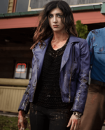 Doctor Who Ash Vs Evil Dead Dana Leather Purple Jacket