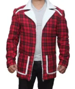 Ryan Reynolds Movie Deadpool Shearling Cotton Jacket