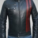 Death Race Deadly Racing Black Leather Jacket