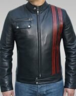 Death Race Deadly Racing Black Leather Jacket
