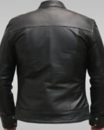 Frankenstein Deadly Racing Black Leather Jacket