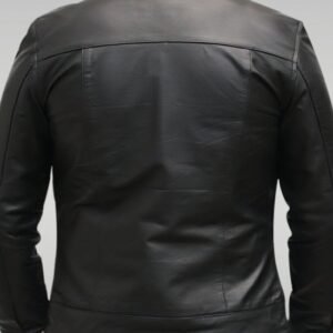 Frankenstein Deadly Racing Black Leather Jacket