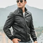 Detroit Men’s Real Moto Leather Jacket