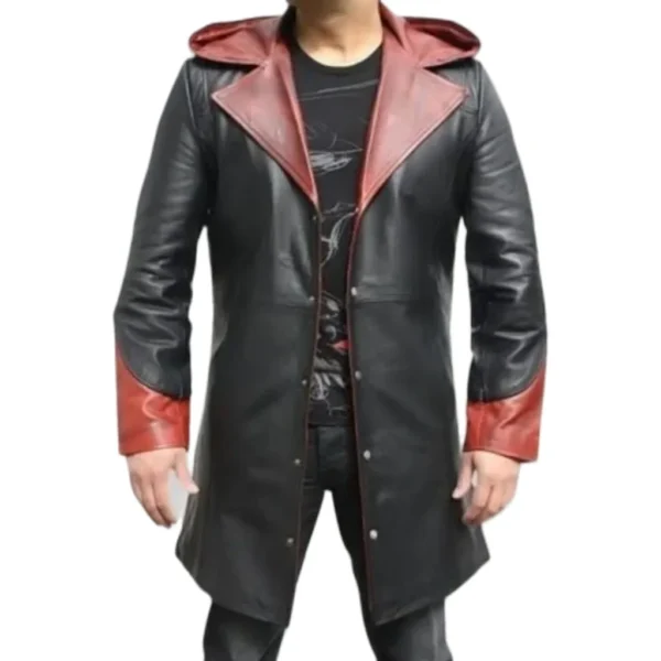 Devil May Cry 5 Dante Leather Trench Coat