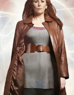 Catherine Tate Tv Series Doctor Who Leather Trench Coat