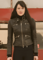 TV Series Doctor Who S04 Michelle Ryan Black Leather Jacket