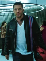 Movie Venom Tom Hardy Black Leather Jacket