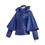 Evie Disney Movie Descendants Blue Leather Jacket