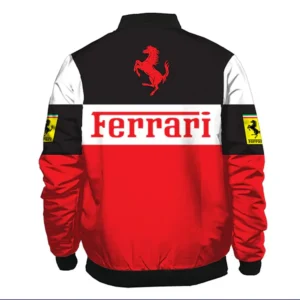 Ferrari racing parachute bomber jacket