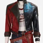 Movie Suicide Squad Kill The Justice League Harley Quinn Leather Jacket