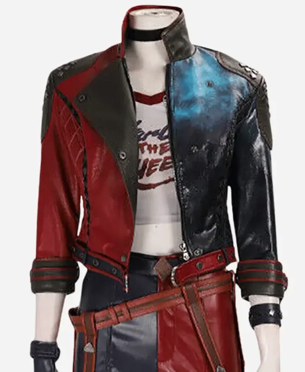 Movie Suicide Squad Kill The Justice League Harley Quinn Leather Jacket