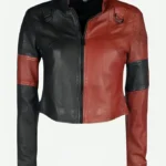Suicide Squad 2 Harley Quinn Two Tone Leather Jacket