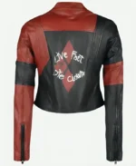 Harley Quinn Suicide Squad 2 Cosplay Real Leather Jacket