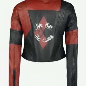 Harley Quinn Suicide Squad 2 Cosplay Real Leather Jacket