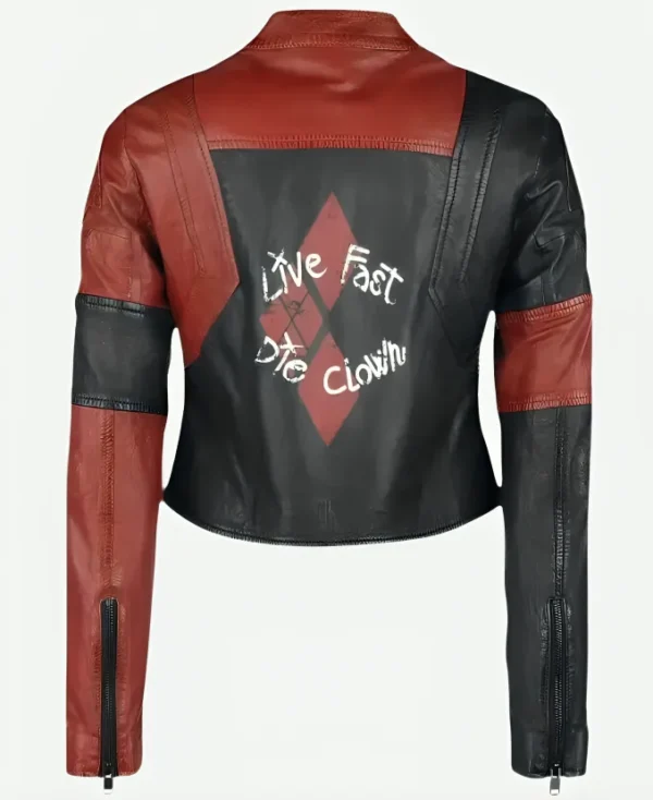 Harley Quinn Suicide Squad 2 Cosplay Real Leather Jacket