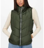 Tv Series Heartland Amber Marshall Olive Green Puffer Vest