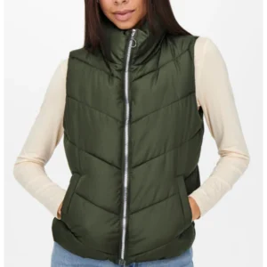 Tv Series Heartland Amber Marshall Olive Green Puffer Vest