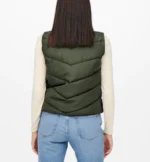 Women Olive Green Vest