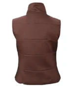 TV Series Heartland Amber Marshall Brown Puffer Vest