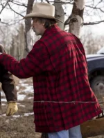 Shaun Johnston Tv Series Heartland Checkered Cotton Jacket