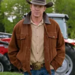 Tv Series Heartland Tim Fleming Suede Leather Jacket
