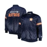 Houston Astros Navy Blue Bomber Varsity Jacket