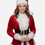 The santa summit inspired women shearling jacket