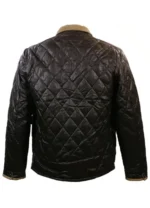 John Dutton Tv Series Yellowstone Quilted Leather Jacket