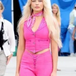 Margot Robbie Pink Barbie Vest