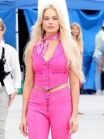 Margot Robbie Pink Barbie Vest