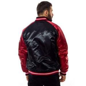 NBA Season Chicago Bull Satin Varsity Bomber Jacket