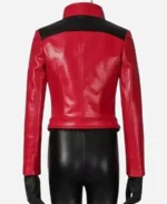 Women Watch Dogs Noami Red & Black Jacket
