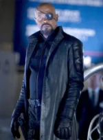 Nick Fury The First Avengers Leather Trench Coat